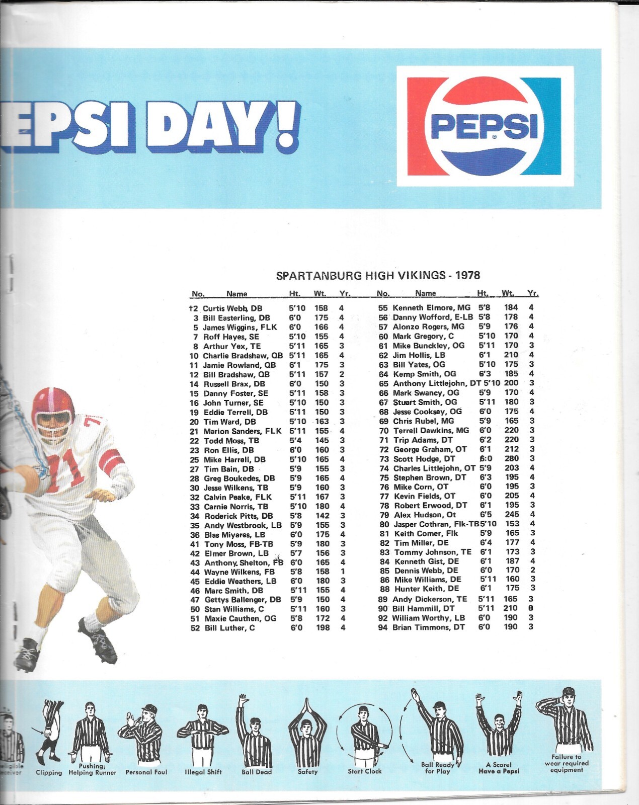 1978 GAFFNEY HIGH SCHOOL Football Program Vs SPARTANBURG HIGH SCHOOL 1978-gaffney-high-school-football-program-vs-spartanburg-high-school