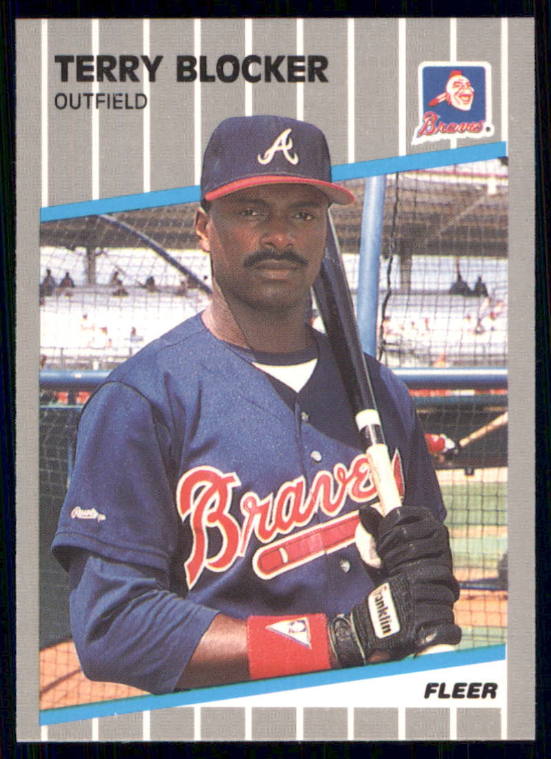 1989 Fleer #589 Terry Blocker Glossy