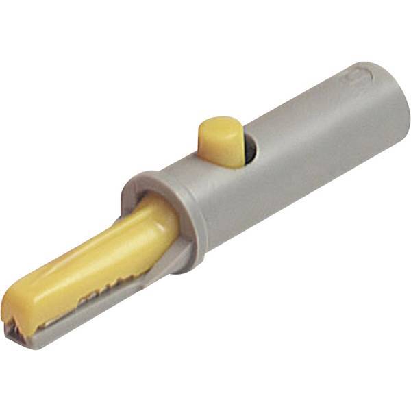 Sks hirschmann ak 10 morsetto a coccodrillo giallo campo di serraggio max 6 mm