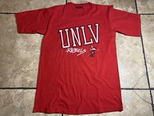Vintage 1988 UNLV Running Rebels T shirt Sz L Single Stitch Onieta Tag