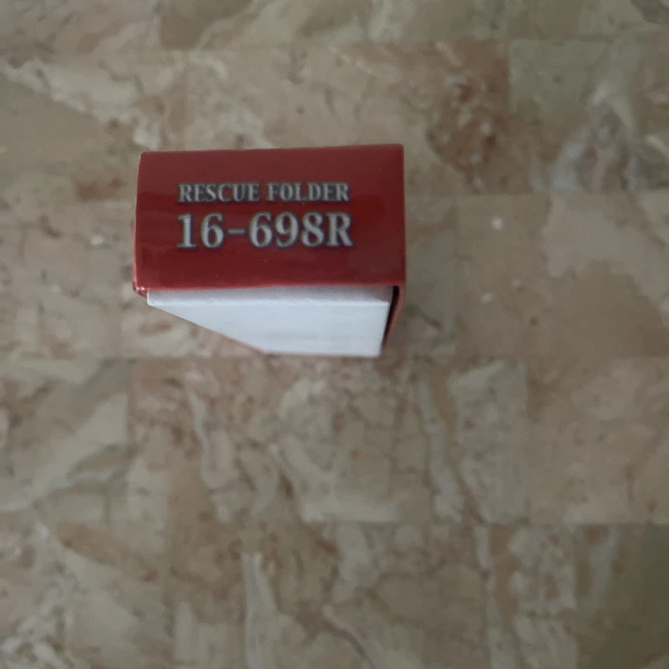 Rescue Folder Knife Orange and Black Tactical w/ Pocket Clip Frost Cutlery,new - Image 3 of 4