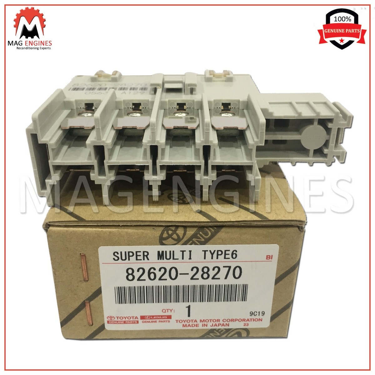 82620-28270 GENUINE OEM BLOCK ASSY, FUSIBLE LINK 8262028270