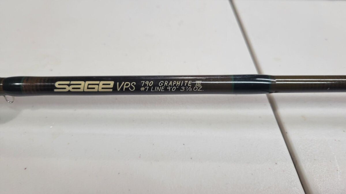 Sage VPS Graphite III #7 Line 9' 3 7/8 Oz. Fly Fishing Rod Sage VPS Graphite III #7 Line 9' 3 7/8 Oz. Fly Fishing Rod