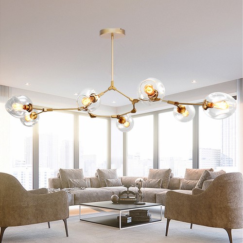 Modern Ceiling Lights Lobby Gold LED 