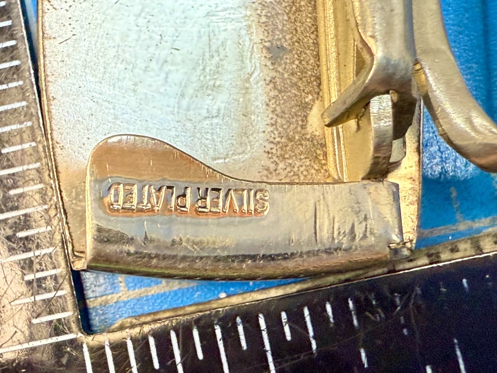 Custom Initial Letter D Monogram Silver Plated Pi… - image 7