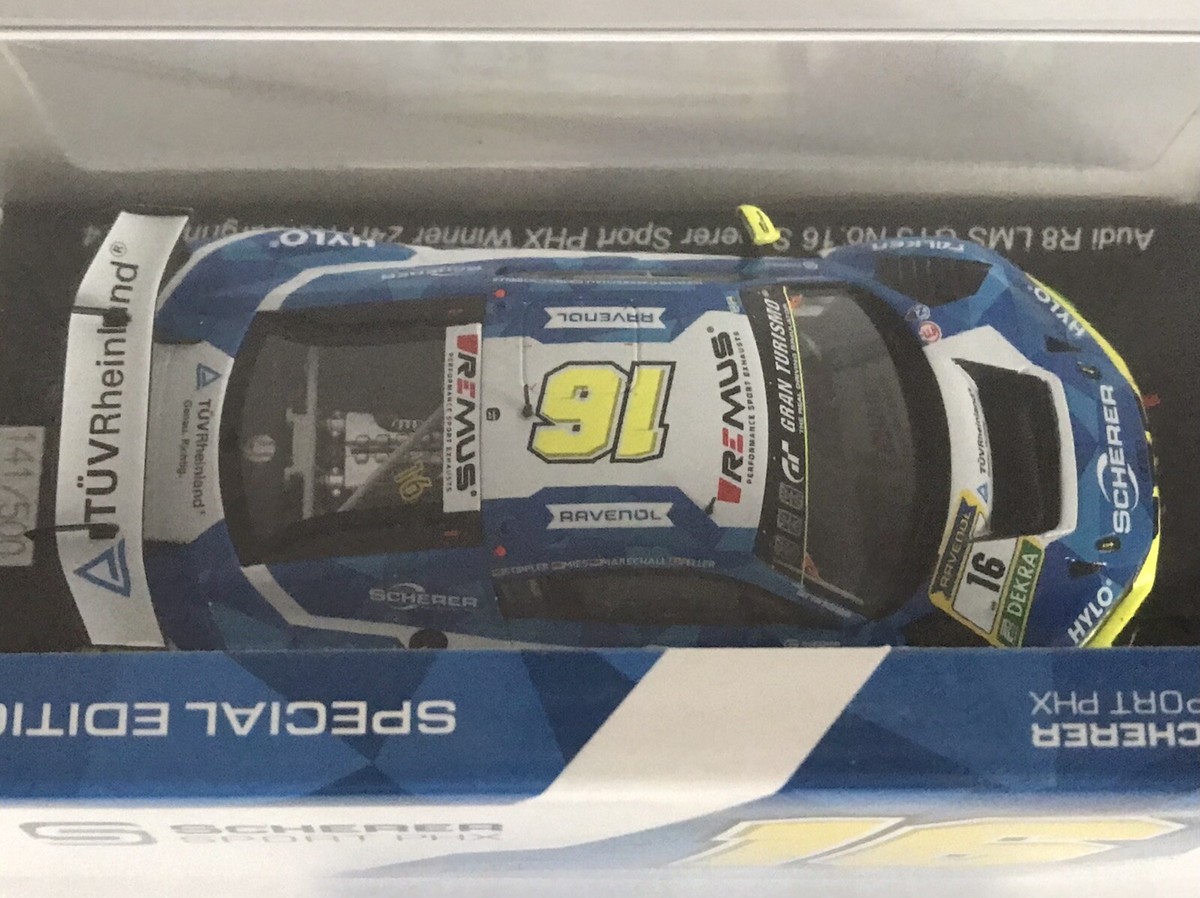 Spark製　Audi R8 LMS アイスシルバー　2016年　ロードカー Spark製 Audi R8 LMS アイスシルバー 2016年 ロードカー - メルカリ