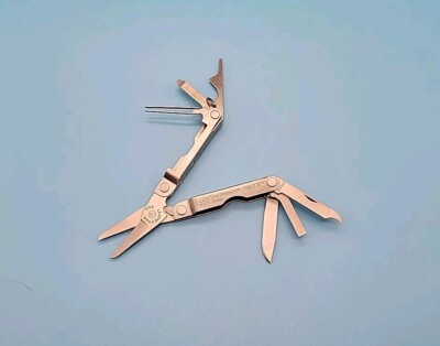 Leatherman Micra Multi-Tool dated 0198 - Knife, Scissors, Tweezers - Silver