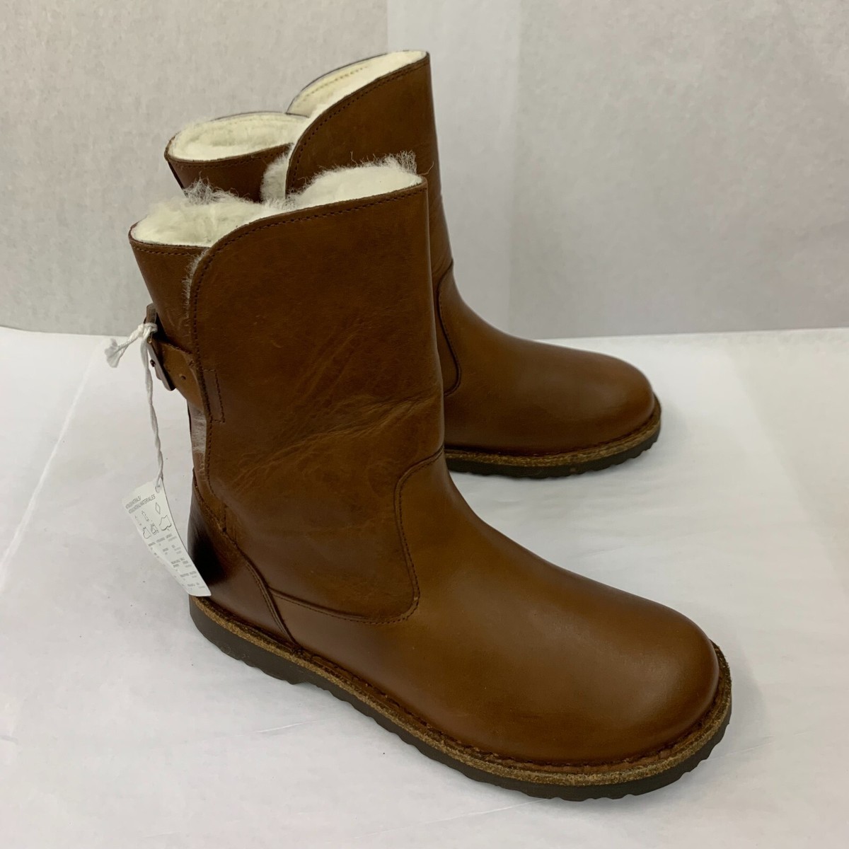 Ulu Tupik Shearling-Lined Pebbled Bison Leather‎ Boots Brown Men\'s Size 10 Ulu Leather Boots | Mercari main image 2