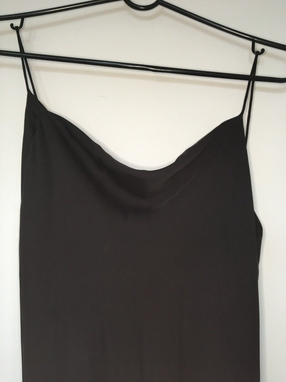 Theory 100% Silk Black Slip Dress 2 XS Small - image 3