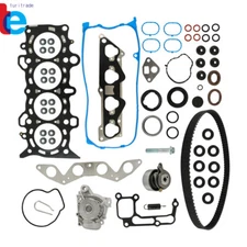 Head Gasket Set Timing Belt Water Pump Kit For Honda Civic 01-05 1.7L SOHC D17A1