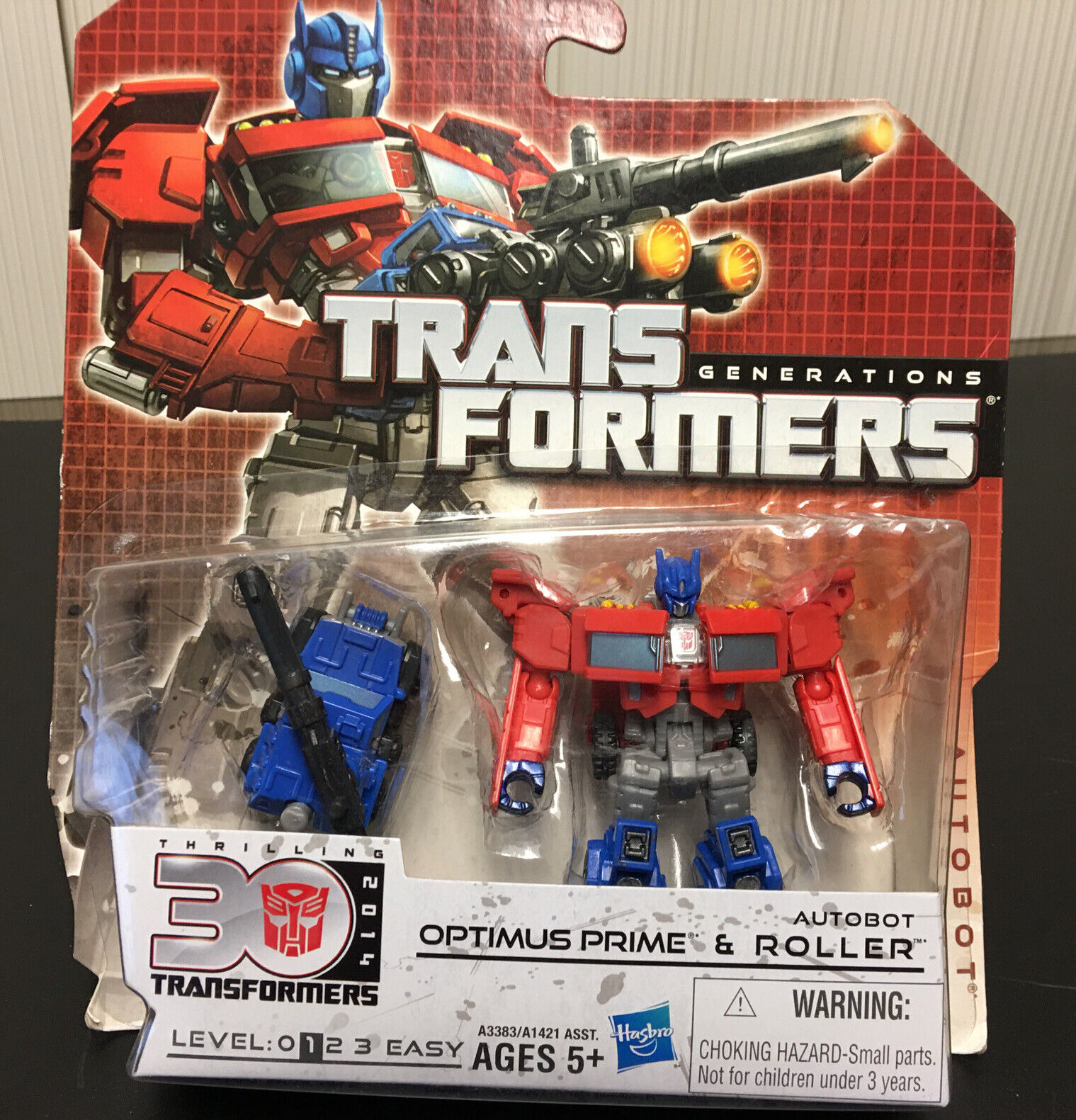 🔥 New Hasbro Transformers Generations Thrilling 30 Optimus Prime & Roller A3383