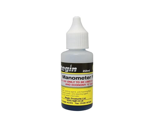 REGIN MANOMETER FLUID SPECIFIC GRAVITY 1.0 FOR STANDARD U GAUGE GAS TESTERS 22ml - 第 13/17 張圖片