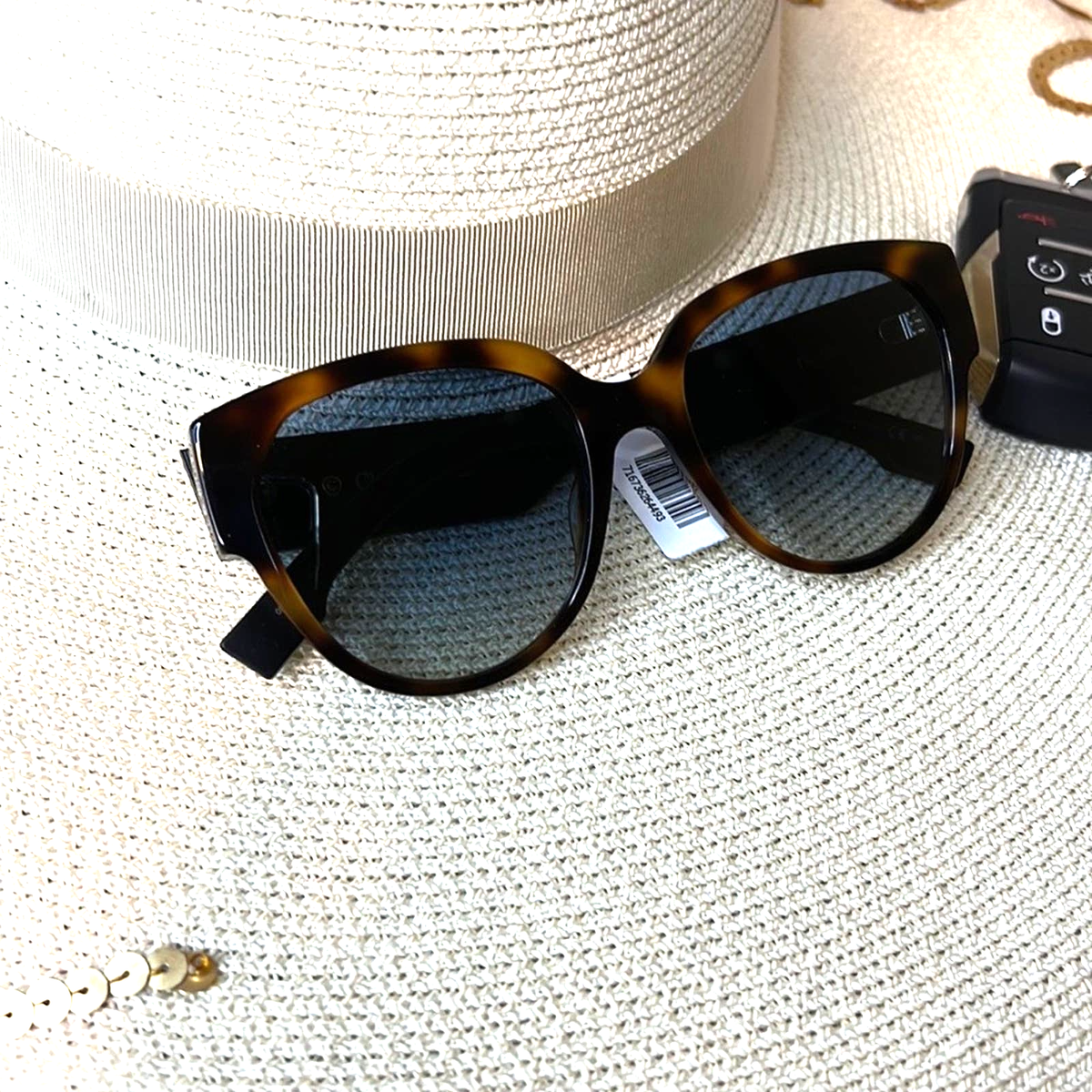 Dior Brown & Black Havana Sunglasses, “ID 2S”, NIB! | eBay display picture 1