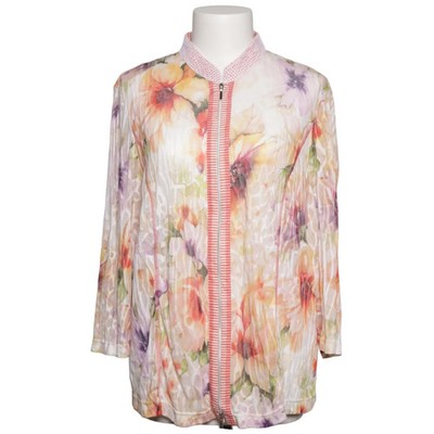 Just White, Jacke, Damen, Größe: 46, Mehrfarbig, Baumwolle/Polyester #o2W