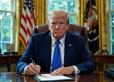 Donald  Trump Oval Office AI Generated Photo MAGA White House, USA 8X10 Print