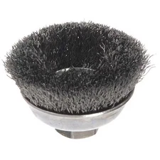 Weiler 93023 Crimped Wire Cup Wire Brush, 3-1/2"