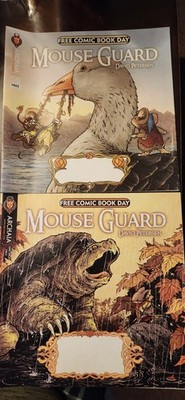 Mouse Guard - David Petersen Free Comic Book Day 2010 & 2013. Rust&Fraggle Rock