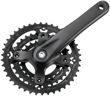 Samox AF29 Crankset - 170mm, 9-Speed, 48/36/26t, 104/Riveted BCD, JIS Square Tap