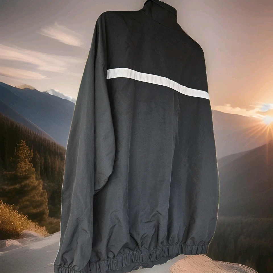 Chaqueta de fútbol americano Liberty University LU Flames Nike Team para hombre con cremallera completa talla 2XL Foto 3 de 4