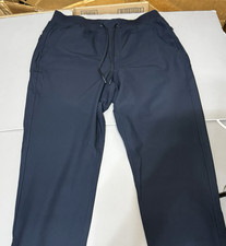 Birddogs Boom For Your Boomstick Men's Size XL Jogger Pants Blue Stretch Lined