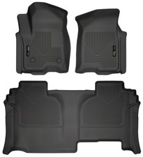 Husky Liners Fits 19-23 Gmc Sierra 1500 Double Cab Weatherbeater Black Front 