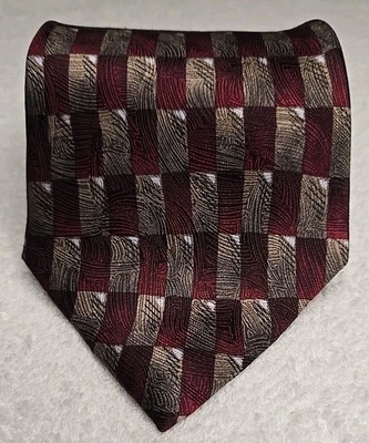 Grateful Dead ''Rockin Pneumonia'' 16th Set Men's Collection Slik Necktie Burgundy