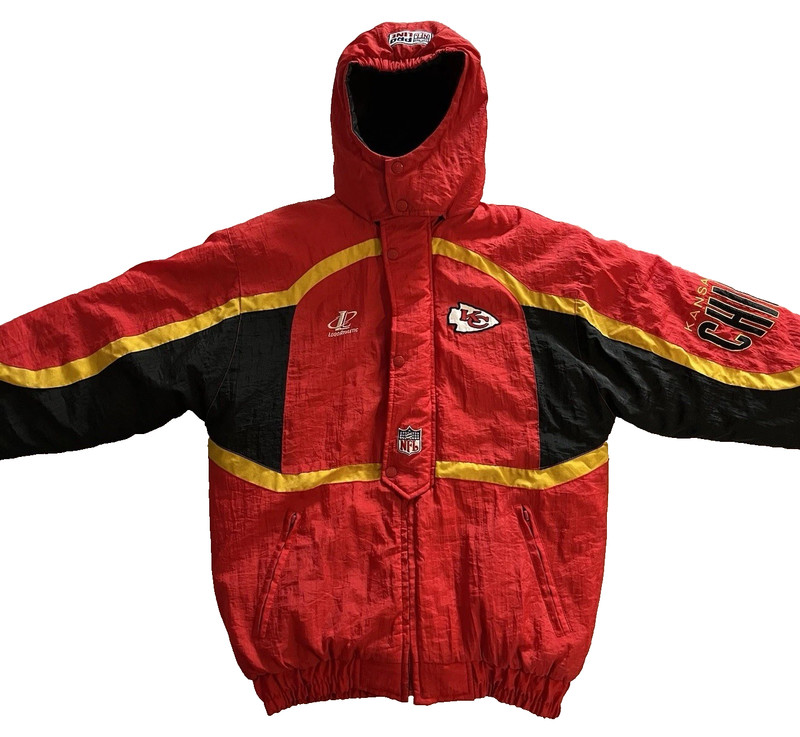 Vintage Kansas City Chiefs Jacket Youth Large Adult Small Pro Line Logo Athletic