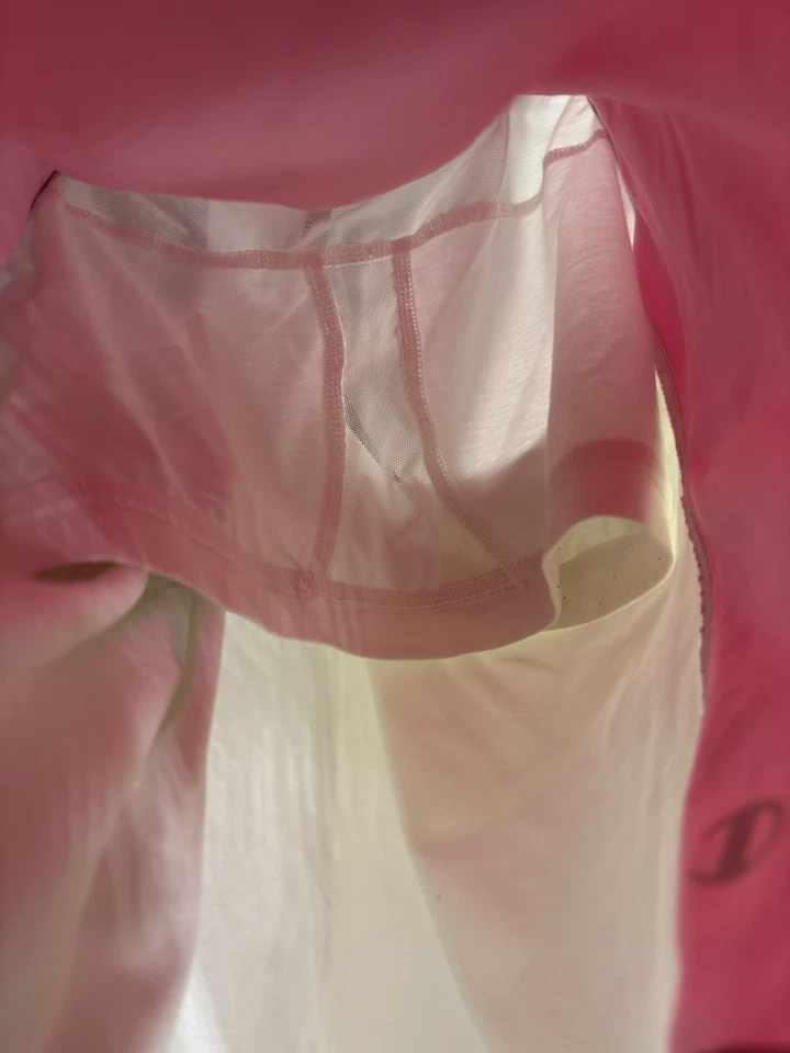 Pink Black White Large Girls Champion Tank With Build In Bra - Image 3 of 4