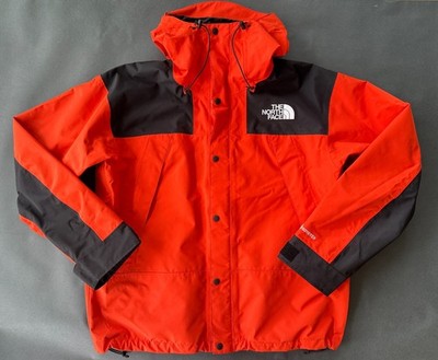 NEW THE NORTH FACE MEN'S GORE-TEX  MOUNTAIN JACKET LAVA RED/TNF BLACK LARGE