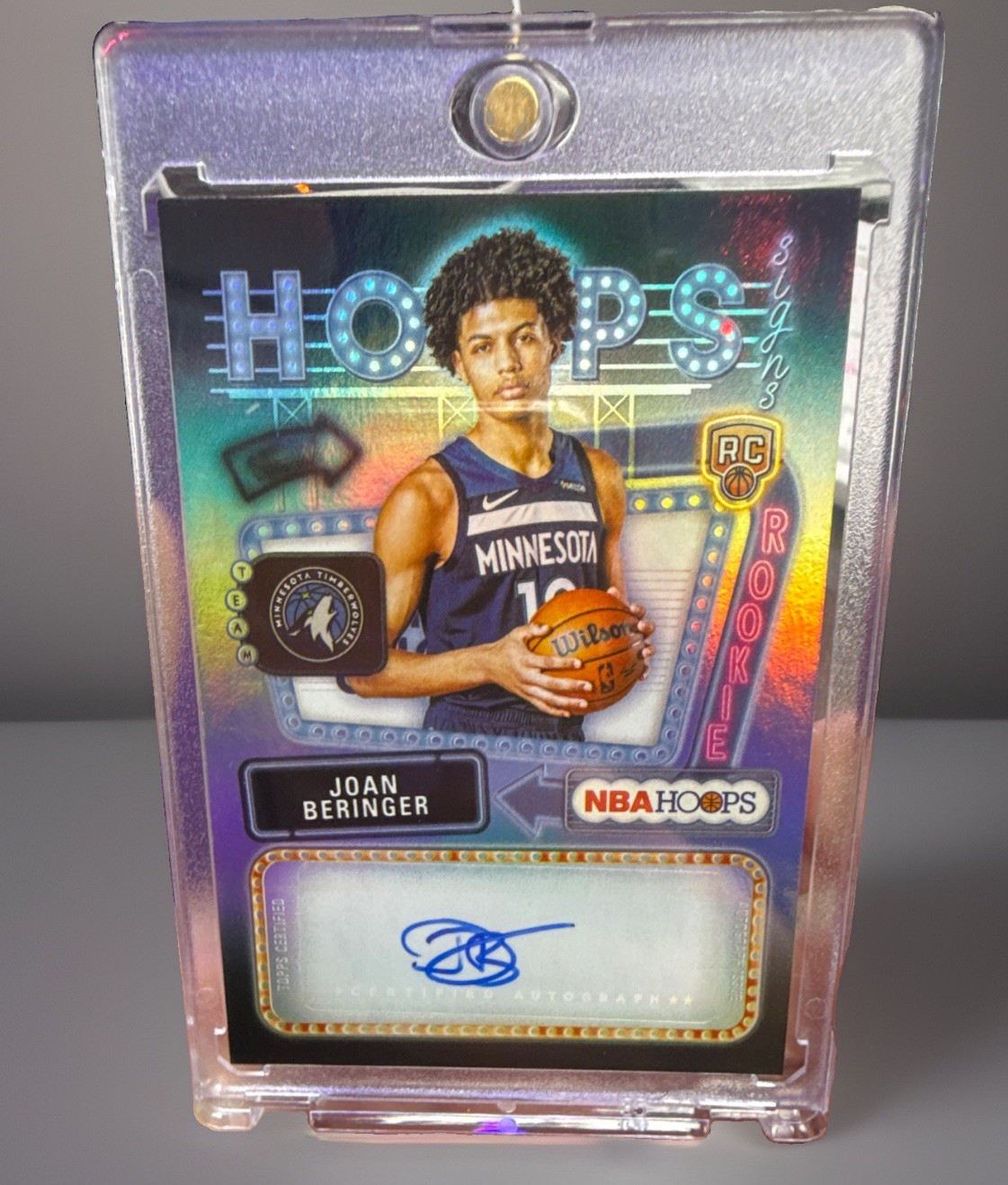 Joan Beringer / Johni Broome #HFS-JB 2025-26 NBA Hoops Hoops Rookie First Signs