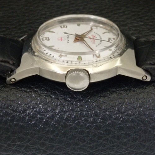 OROLOGIO VINTAGE WEST END WATCH CO CARICA SWISS BOY QUADRANTE COLORE BIANCO a700135-1 - Foto 5 di 9