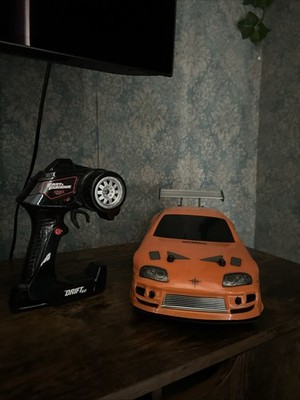 Fast furious drift RC Auto orange mit Fernsteuerung inkl. Fernbedienung