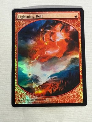 MTG FOIL Lightning Bolt Magic Player Rewards Magic the Gathering