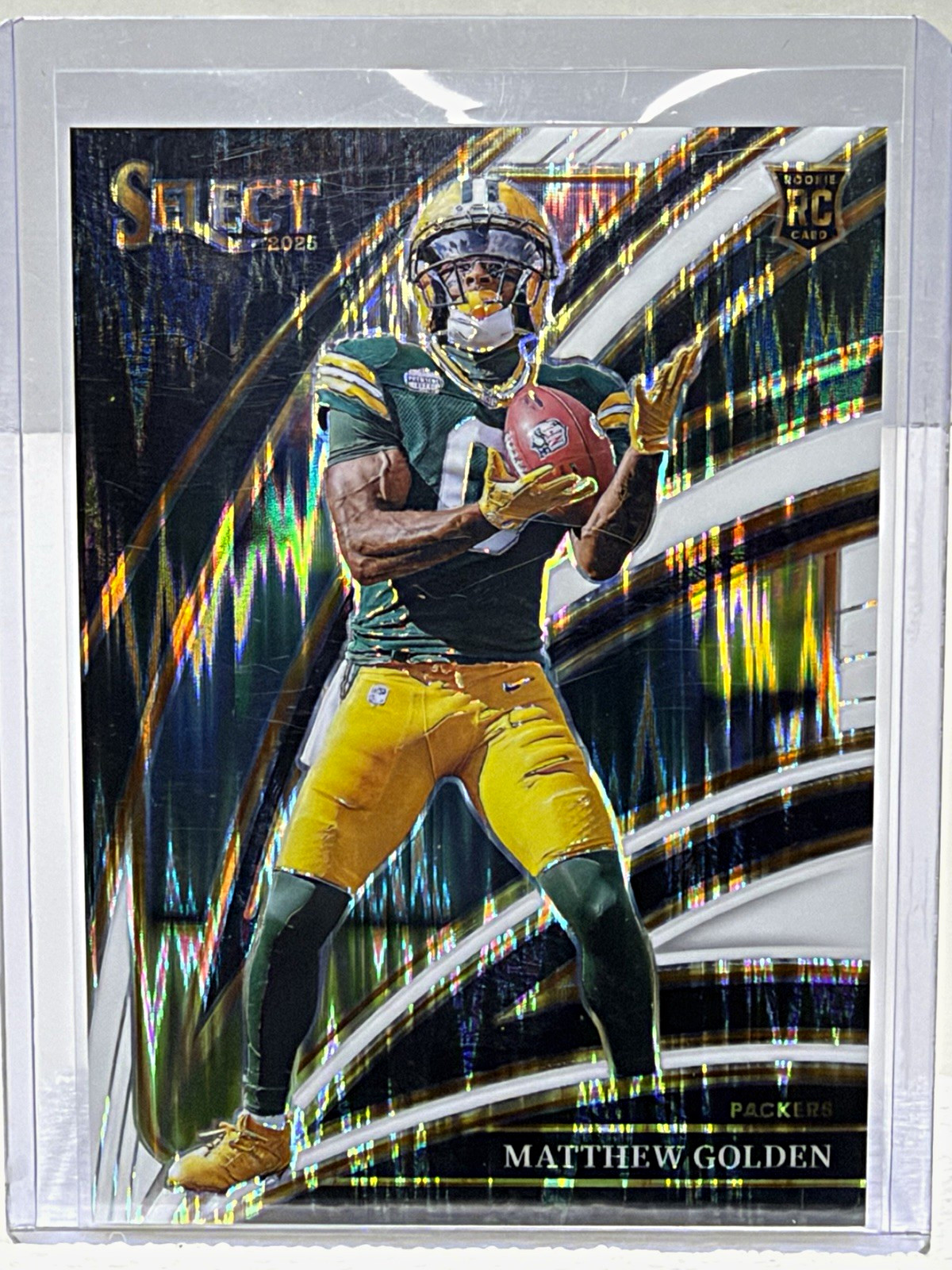 2025 Panini Select Matthew Golden Club Level #267 Prizm RC Rookie /799 Packers