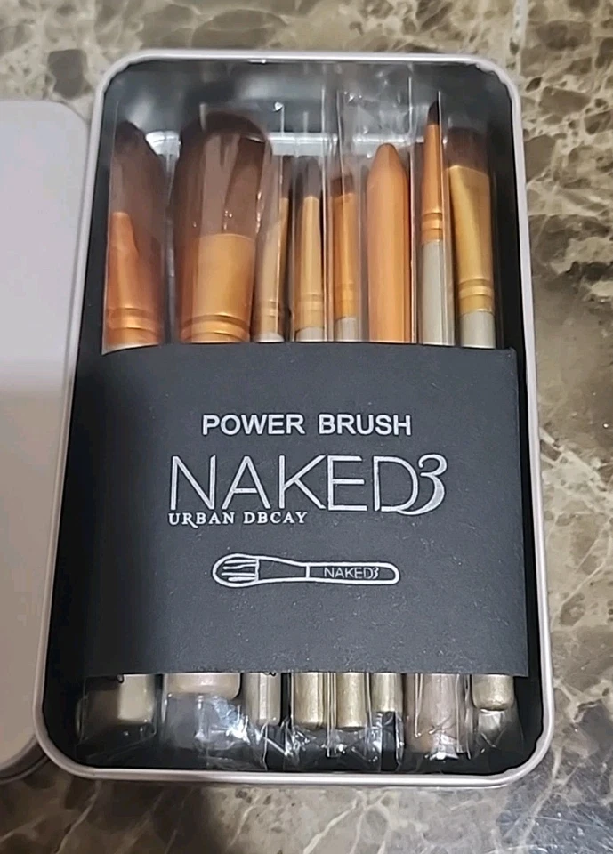 Urban Decay Naked 3 Pinsel 12er Set mit Dose Neu in OVP  - Bild 2 von 2