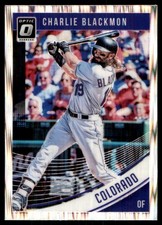 Charlie Blackmon 2018 Donruss #104 Rockies MLB READ FREE SHIPPING AutographDen