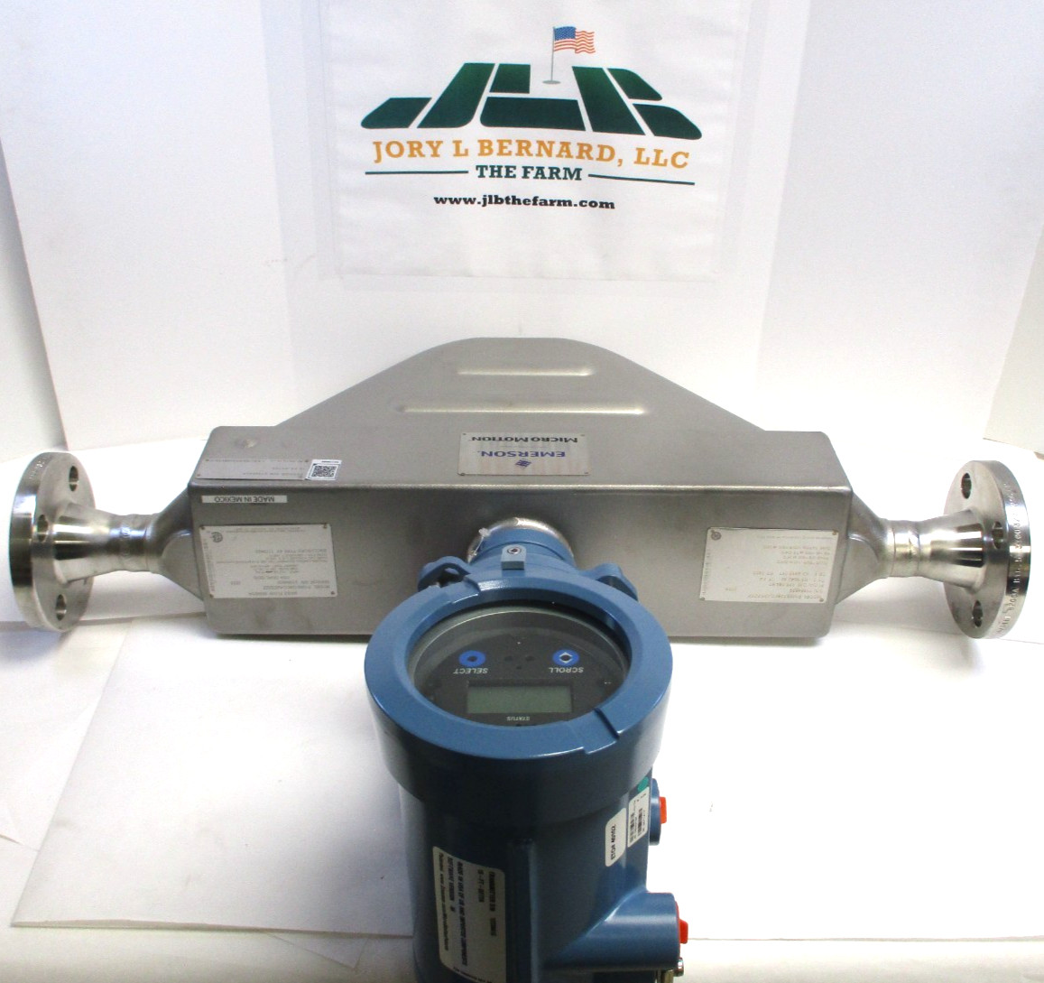 MICRO MOTION , F100S128CCA2EZZZZ, 1" 150 RF FLOW METER, 1" SENSOR, NOS
