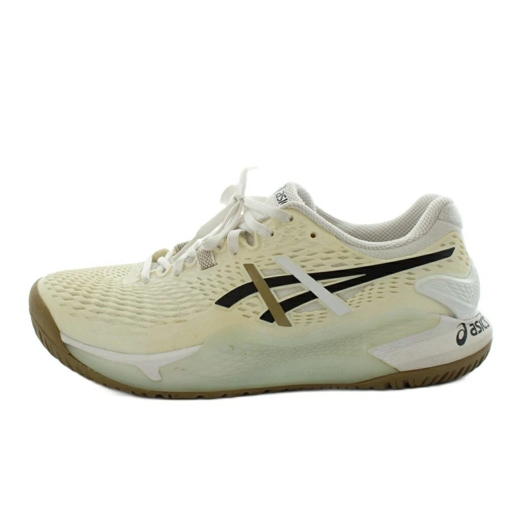 ASICS Gel Resolution 9 White Black for Sale | Authenticity