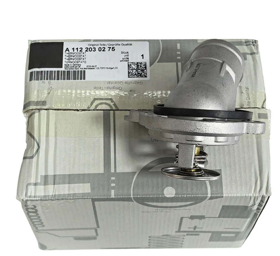 Mercedes-Benz C E G S SL ML Genuine Thermostat with Housing and Seal (87 deg. C) - Изображение 2 из 4