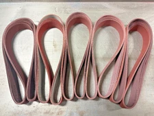 PREMIUM 2" X 72" A/O J-WEIGHT SANDING BELT VARIETY PACK - 60 BELTS! 120-600 GRIT