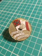 Vtg Southland's Dixie Promenade Gold Tone Lapel Pin