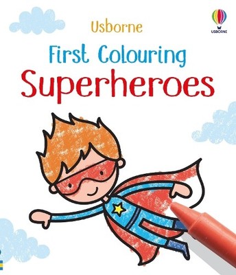 First Colouring Superheroes, Nolan, Kate