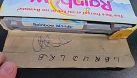 Rainbow Islands Nintendo NES Box, Game, Styrofoam.  No Manual
