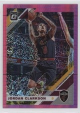 2019-20 Panini Donruss Optic Pink Hyper Prizm Jordan Clarkson #144 2u3