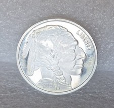 2015 1 Troy oz Buffalo .999 Fine Silver Round