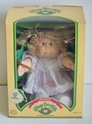 Vintage Cabbage Patch Kids 1985 16" Girl Doll Light Brown Hair/Green Eyes NIB