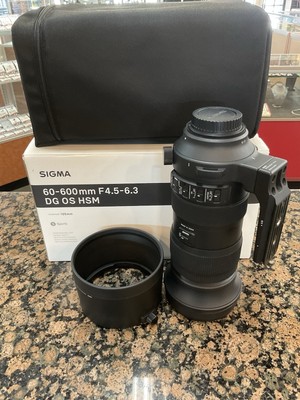 Sigma S Sport 60-600mm F4.5-6.3 DG OS HSM Interchangeable Lens