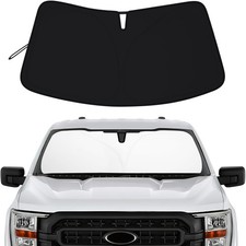Windshield Sun Shade for 2021-2025 2026 Ford F150 Accessories Foldable Front