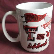 NEW, TEXAS TECH NCAA SPORTS,  15 oz. Coffee Mug Cup, from Logo Brands