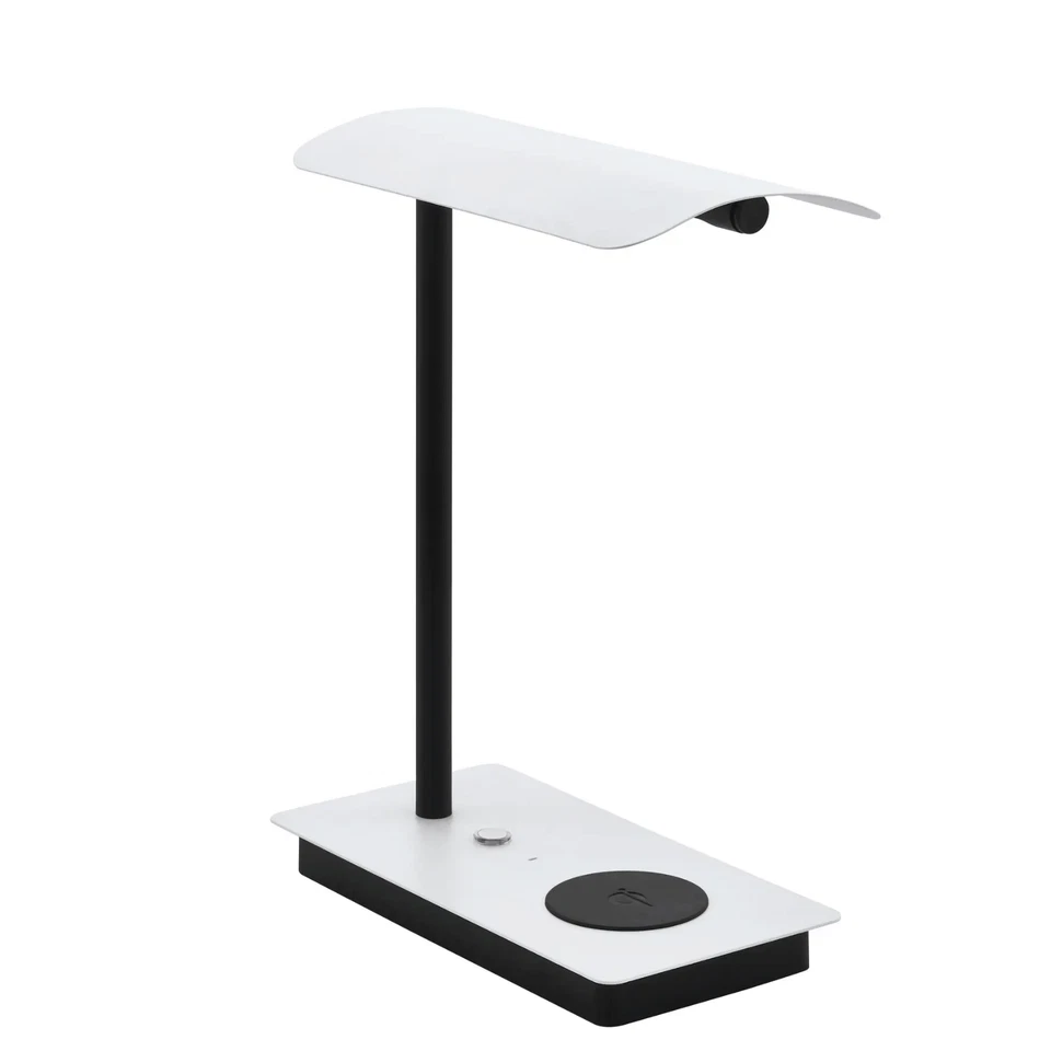 EGLO ARENAZA Tischleuchte Weiß LED Tischlampe induktive Ladestation in Stufen - Bild 2 von 4